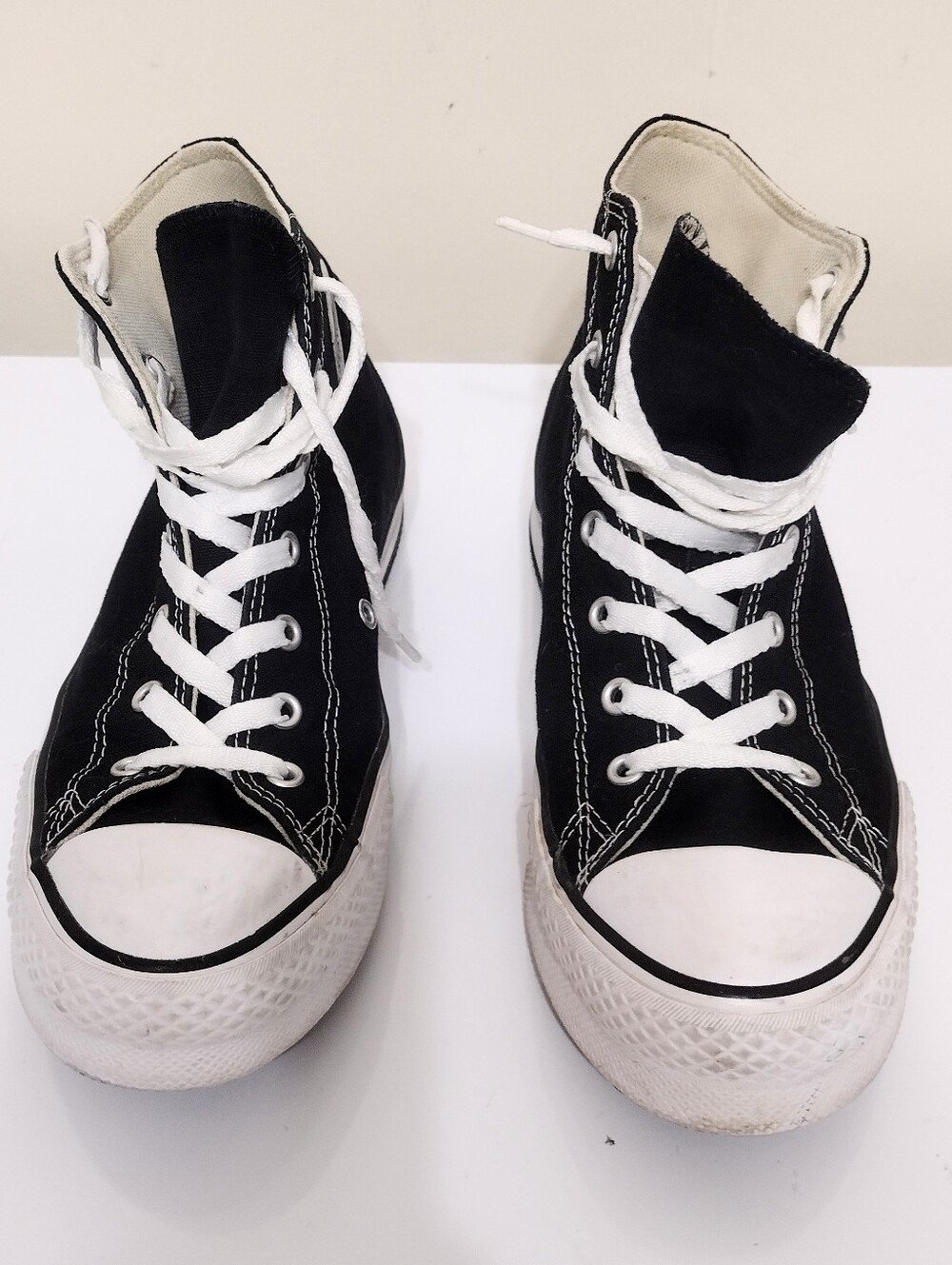 Converse Chuck Taylor All Star EVA Lift Platform High Top Black Kids Sz 6 Unisex